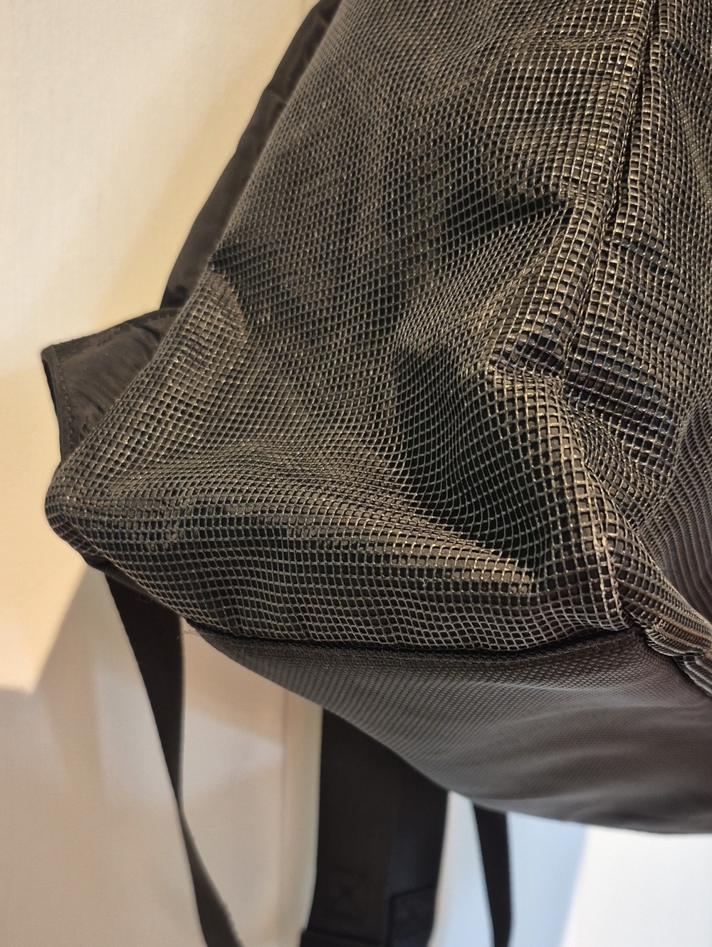 Athleta Black Mesh Zip-Top Backpack - Picture 4 of 11